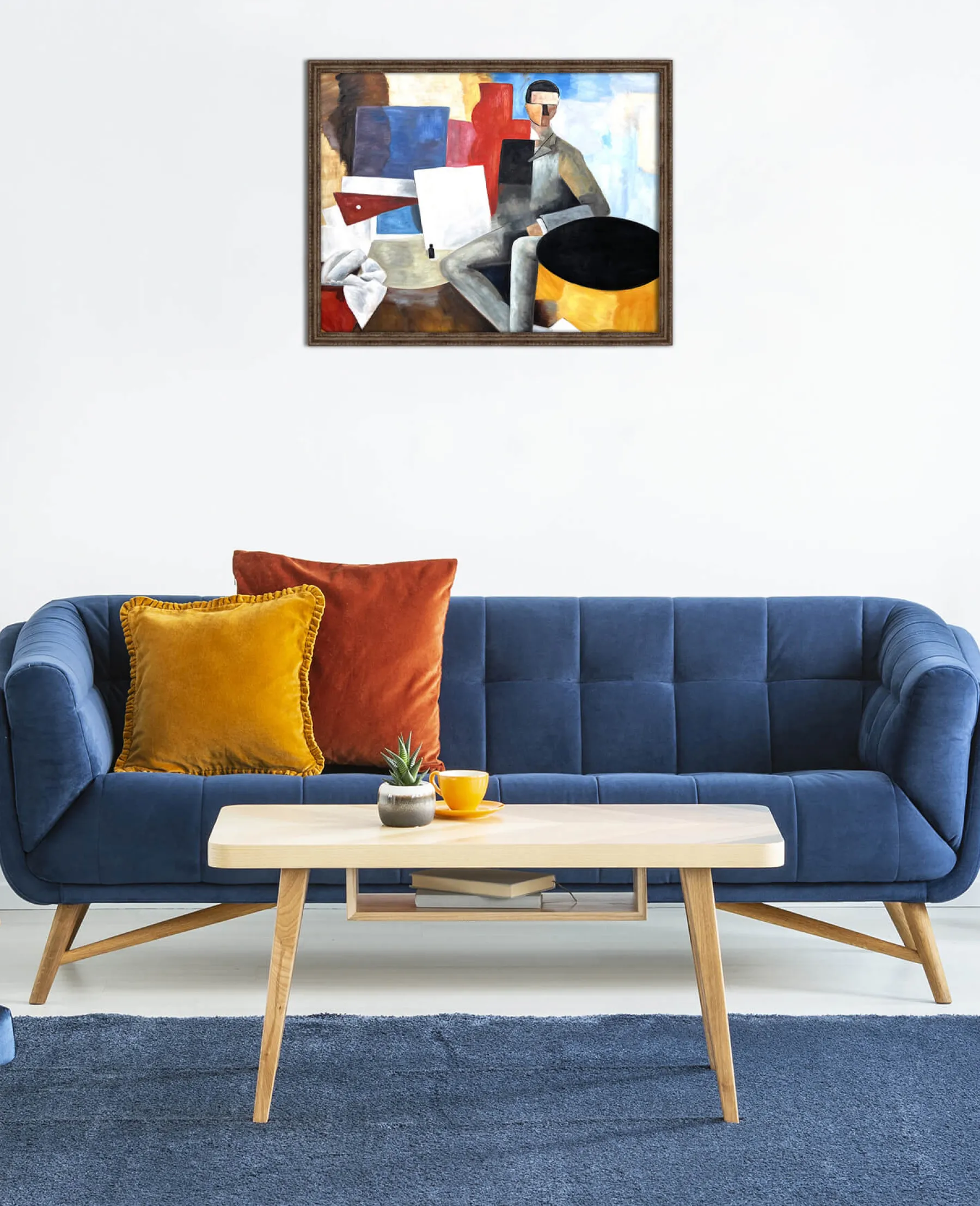 Store L'Homme assis - Roger de La Fresnaye De La Fresnaye