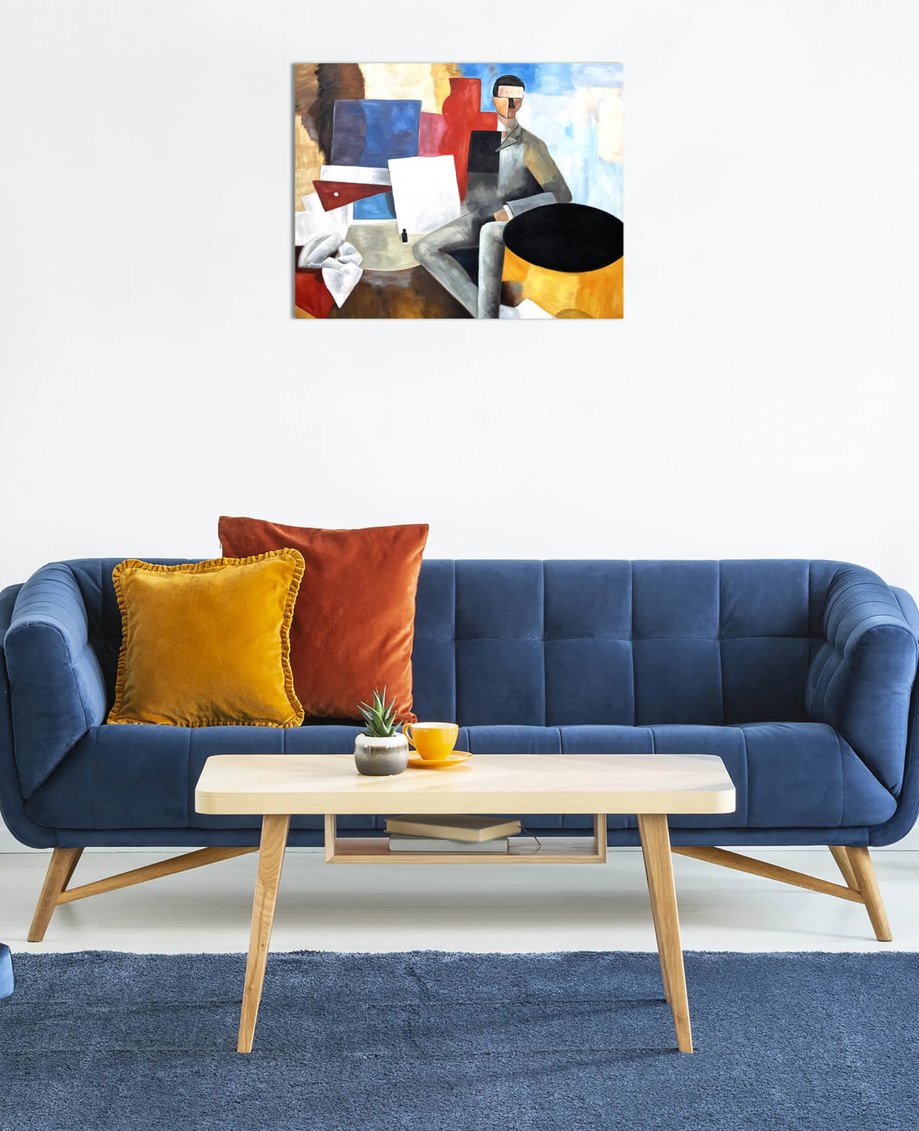 Store L'Homme assis - Roger de La Fresnaye De La Fresnaye