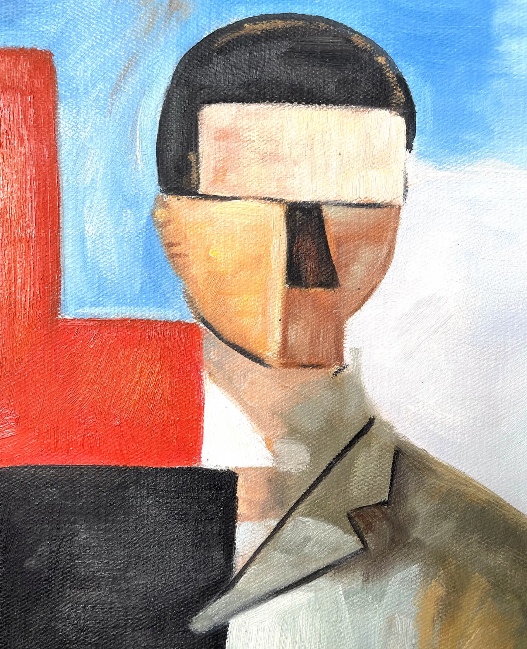 Store L'Homme assis - Roger de La Fresnaye De La Fresnaye