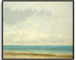 Cheap Mer calme II - Gustave Courbet Courbet