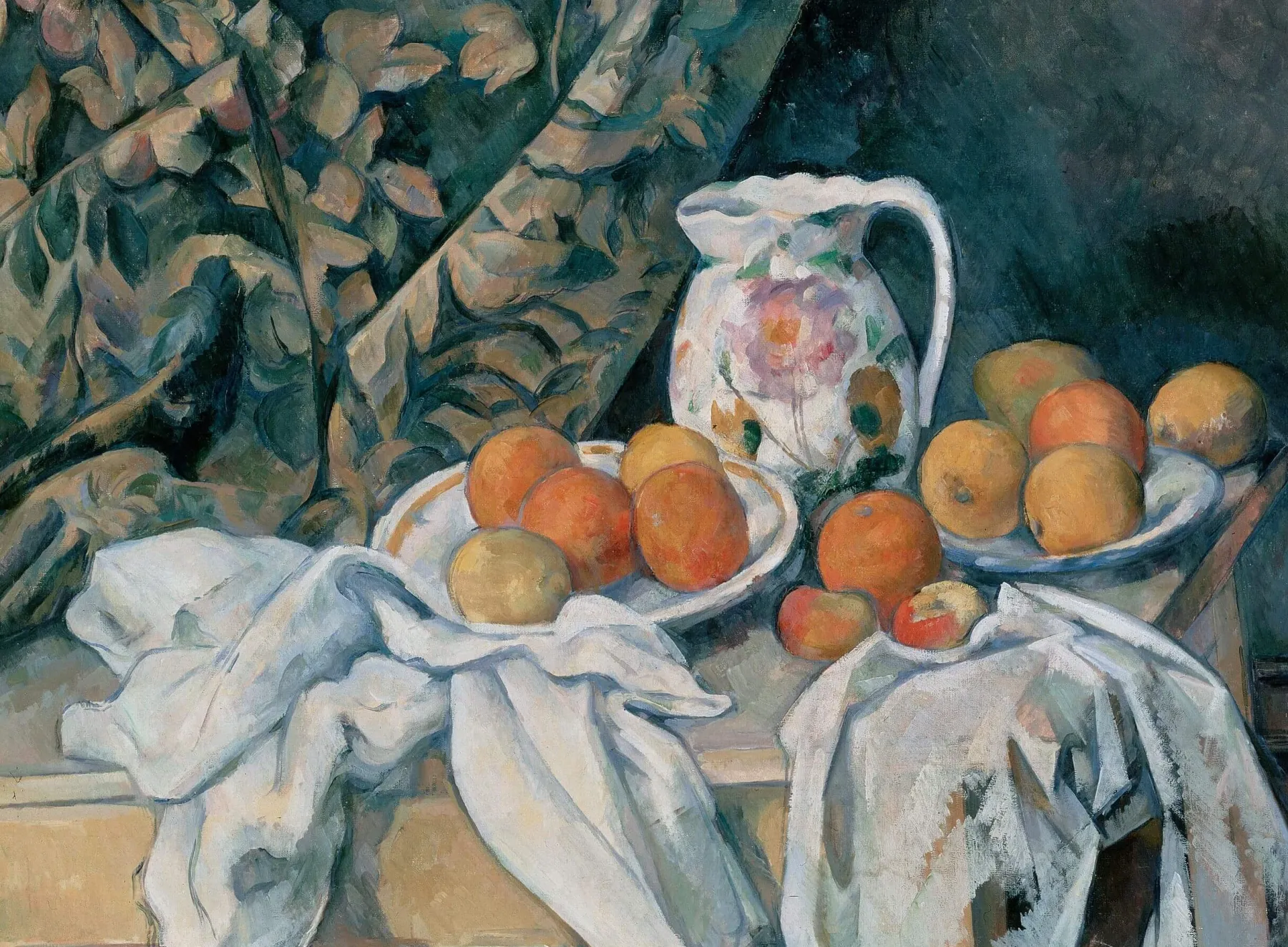Clearance Nature morte avec un rideau - Paul Cézanne Cézanne