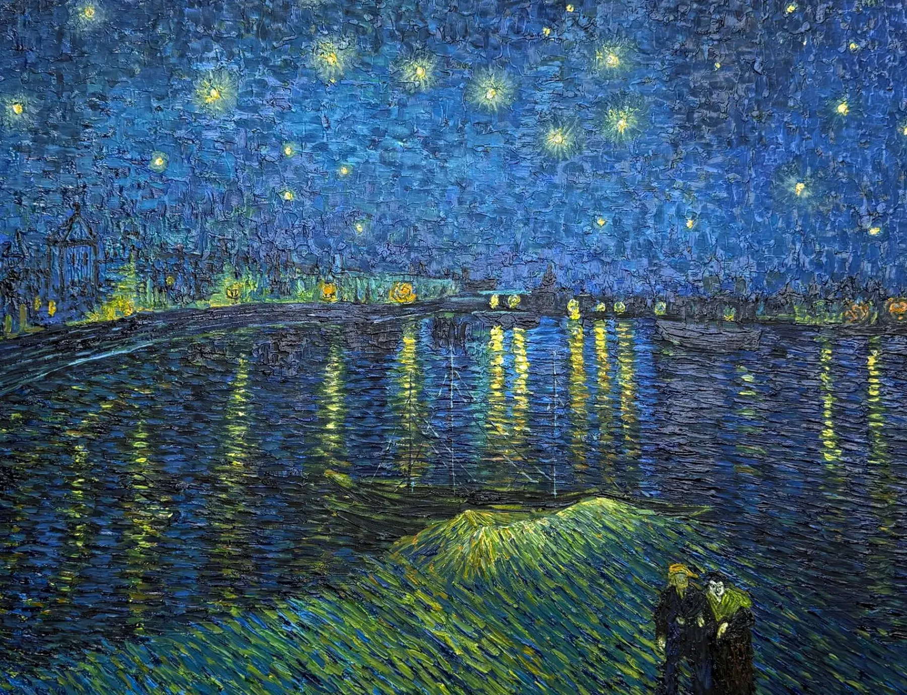 Cheap Nuit étoilée sur le Rhône - Vincent Van Gogh Van Gogh