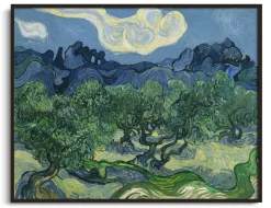 Discount Oliviers avec les Alpilles en arrière-plan - Vincent Van Gogh Van Gogh