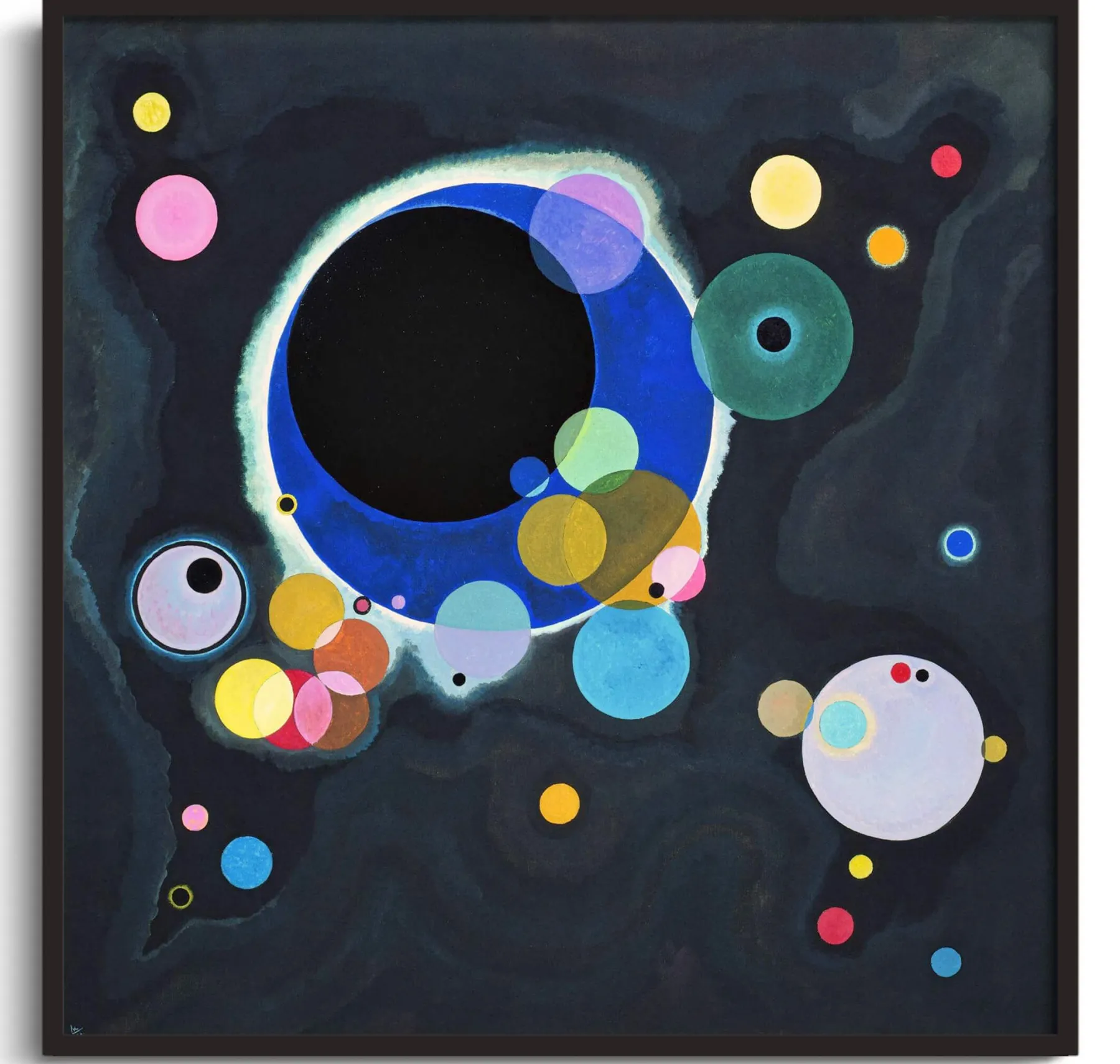 Shop Plusieurs cercles - Vassily Kandinsky Kandinsky