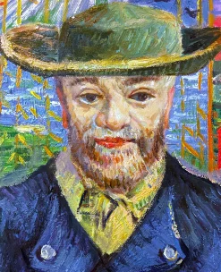Best Sale Portrait du père Tanguy - Vincent Van Gogh Van Gogh