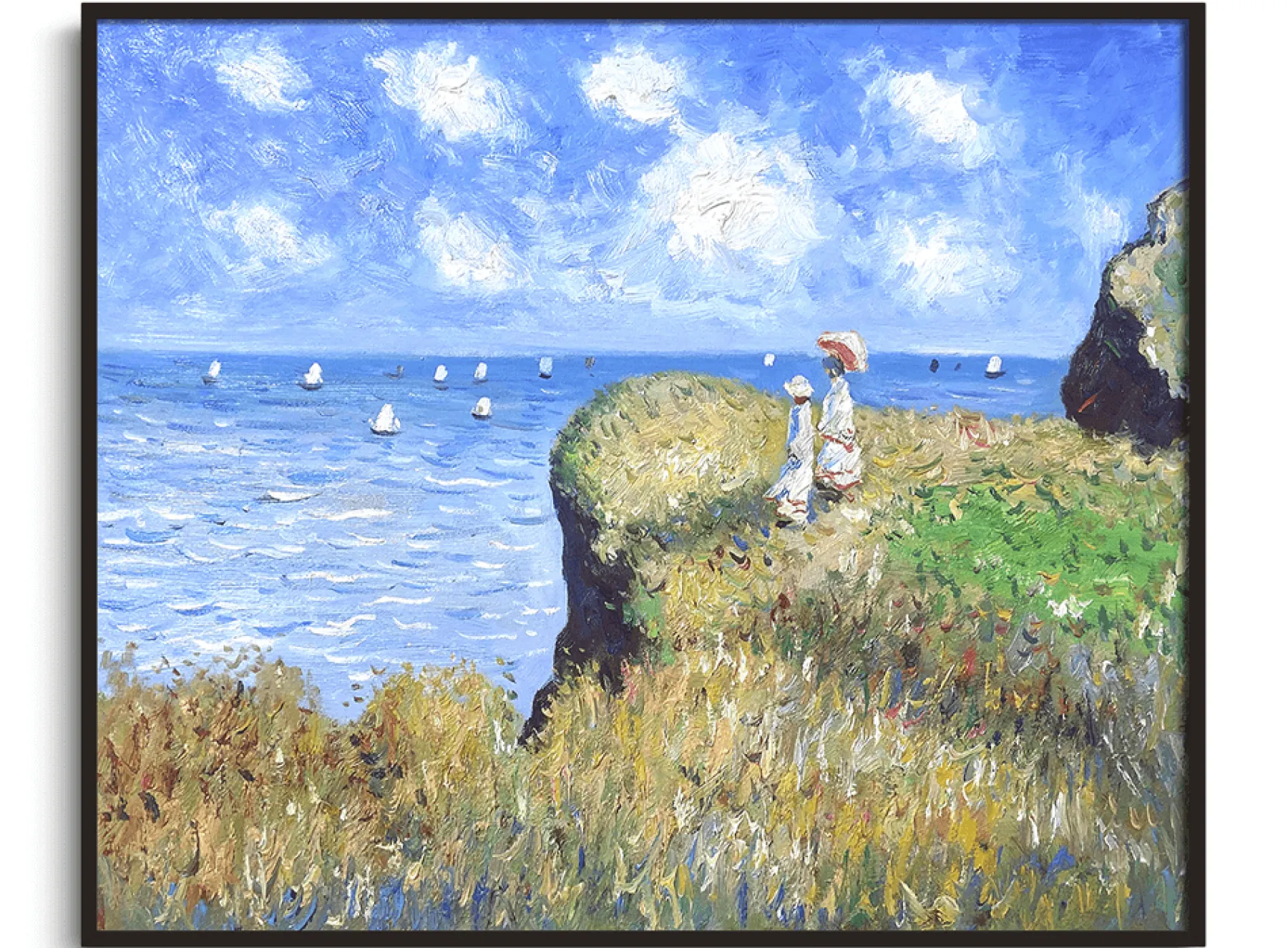 Best Sale Promenade sur la falaise, Pourville - Claude Monet Monet