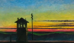Online Railroad Sunset - Edward Hopper Hopper
