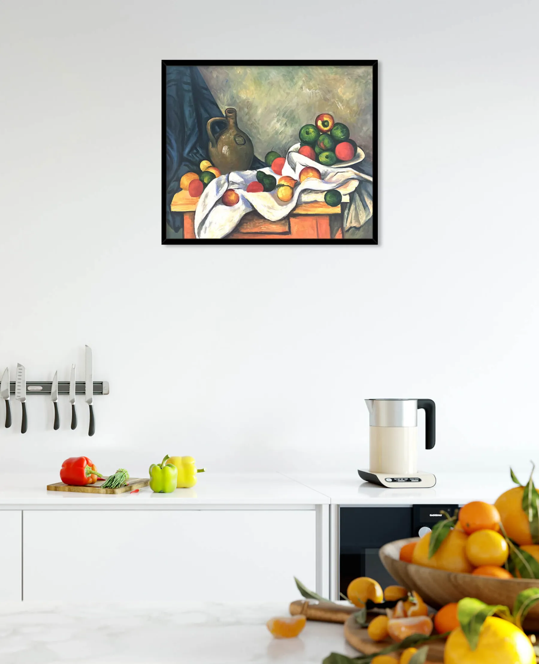 Sale Rideau, Cruchon et Compotier - Paul Cézanne Cézanne