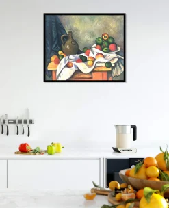 Sale Rideau, Cruchon et Compotier - Paul Cézanne Cézanne