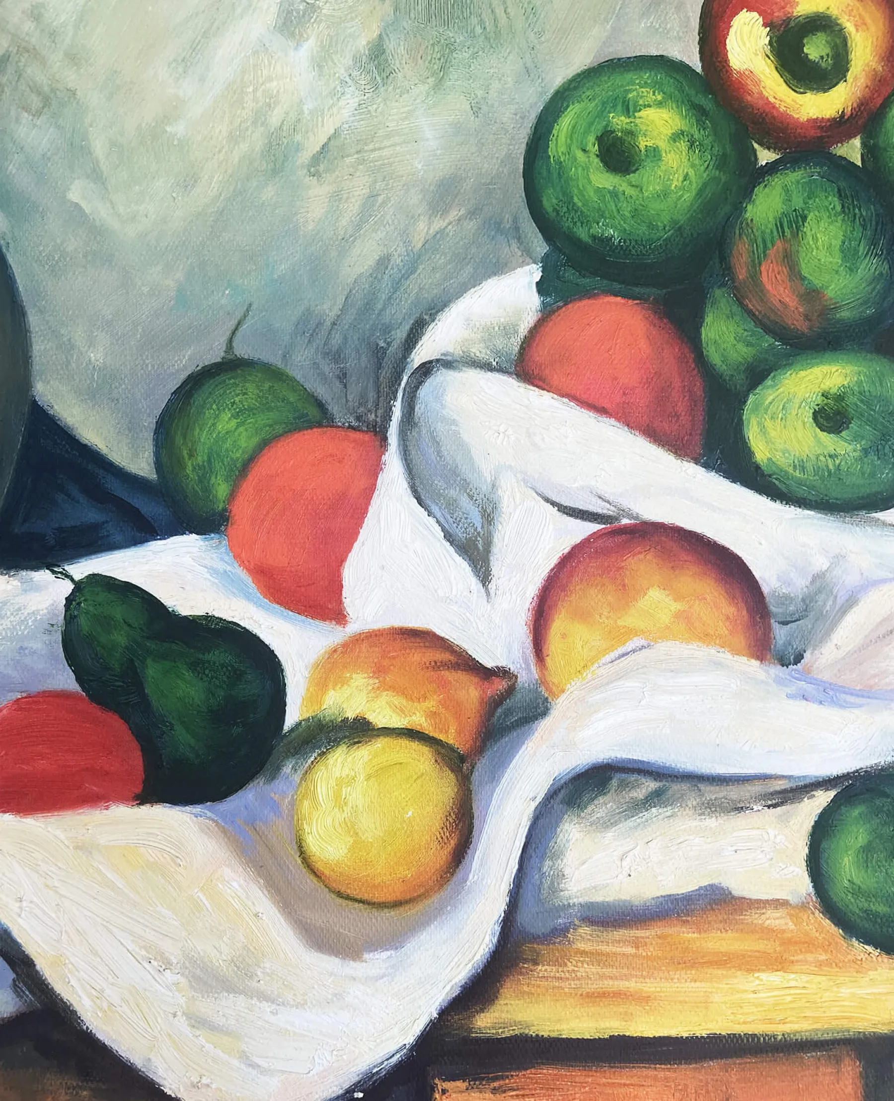Sale Rideau, Cruchon et Compotier - Paul Cézanne Cézanne
