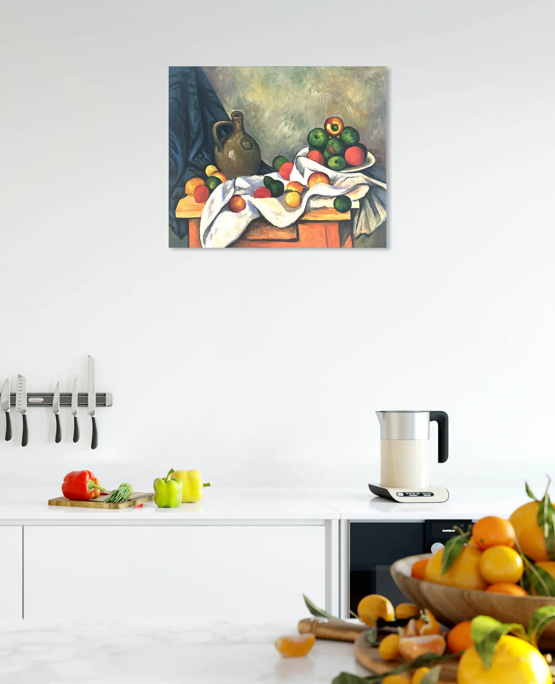 Sale Rideau, Cruchon et Compotier - Paul Cézanne Cézanne