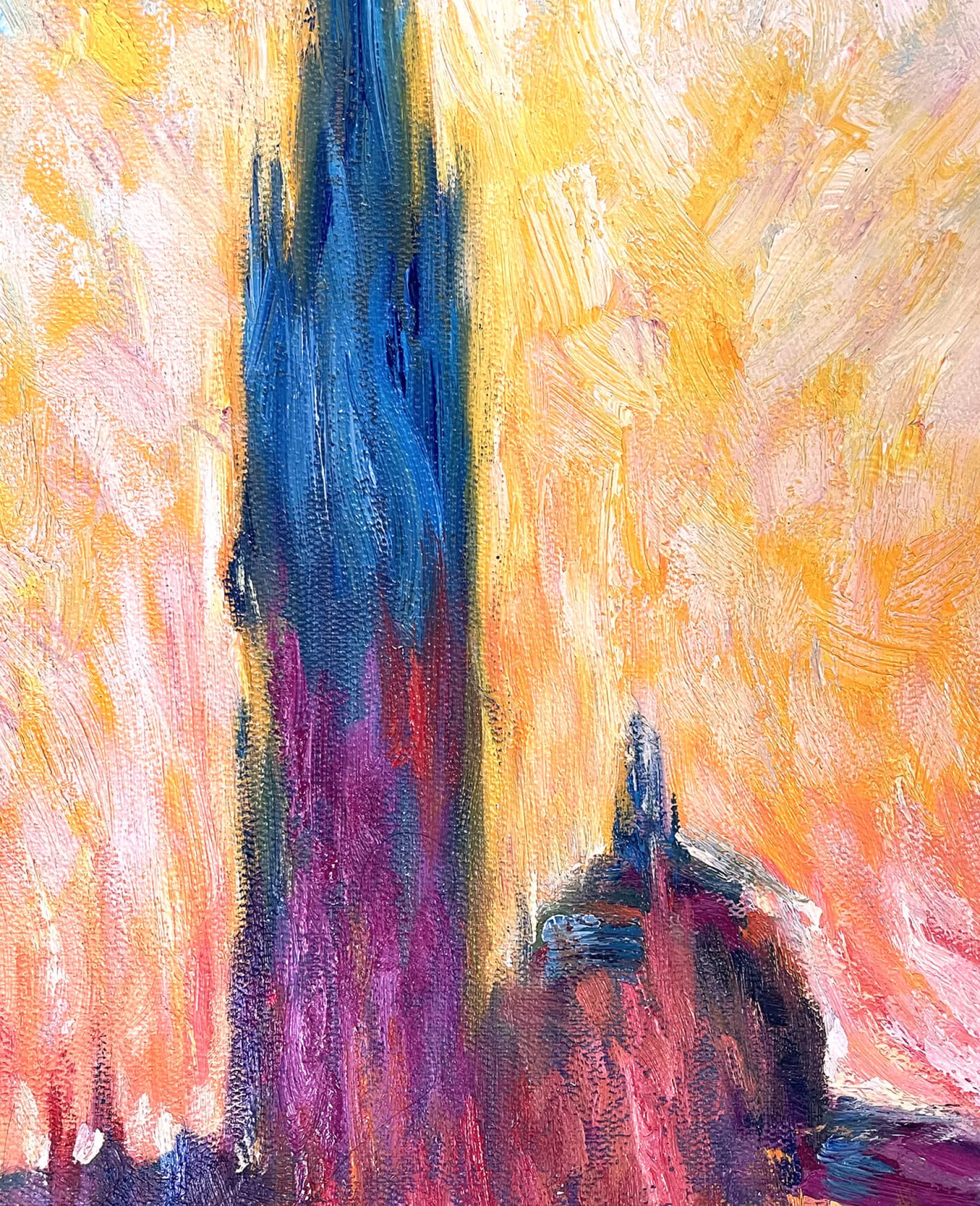 Hot Saint-Georges-Majeur au crépuscule - Claude Monet Monet