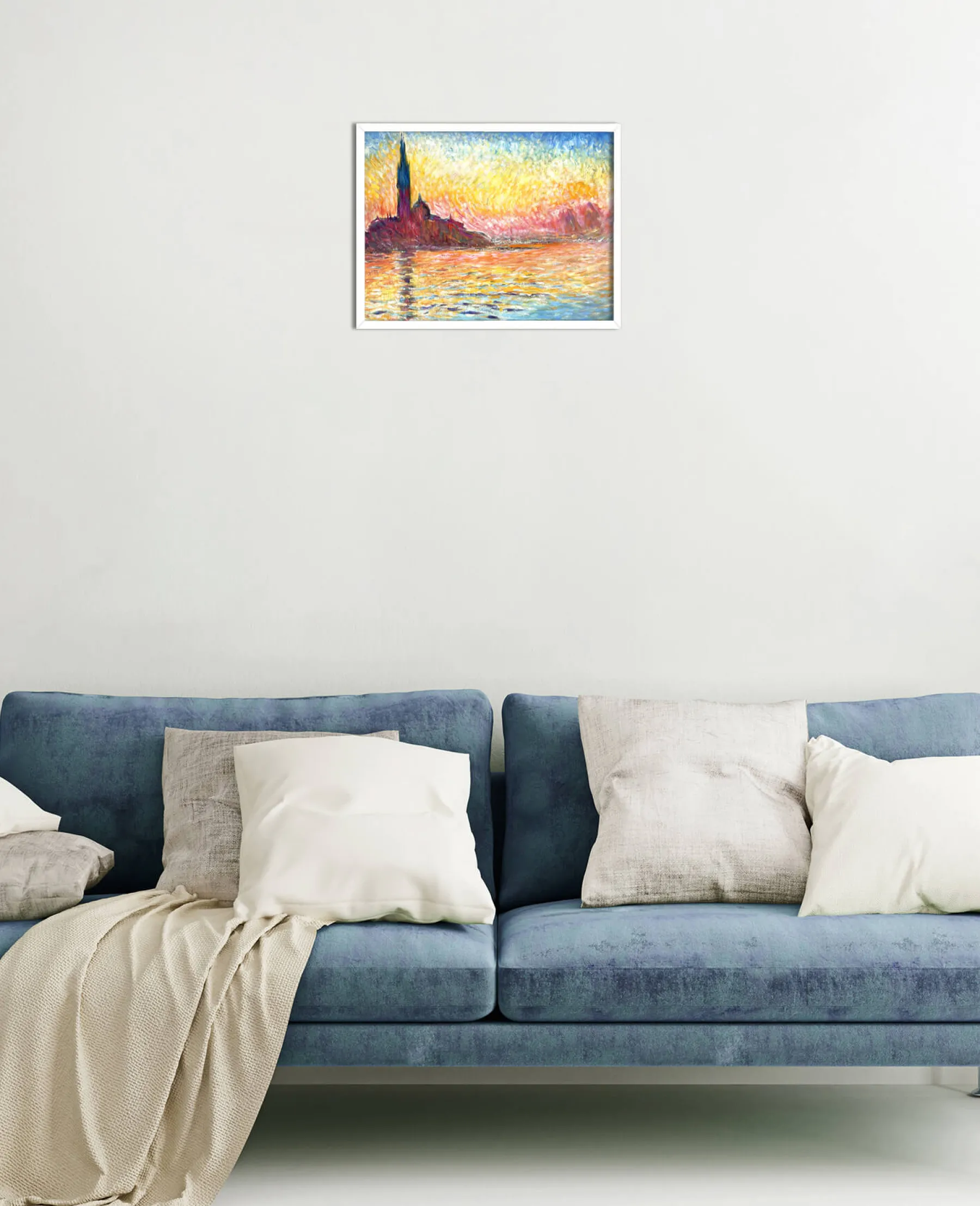 Hot Saint-Georges-Majeur au crépuscule - Claude Monet Monet
