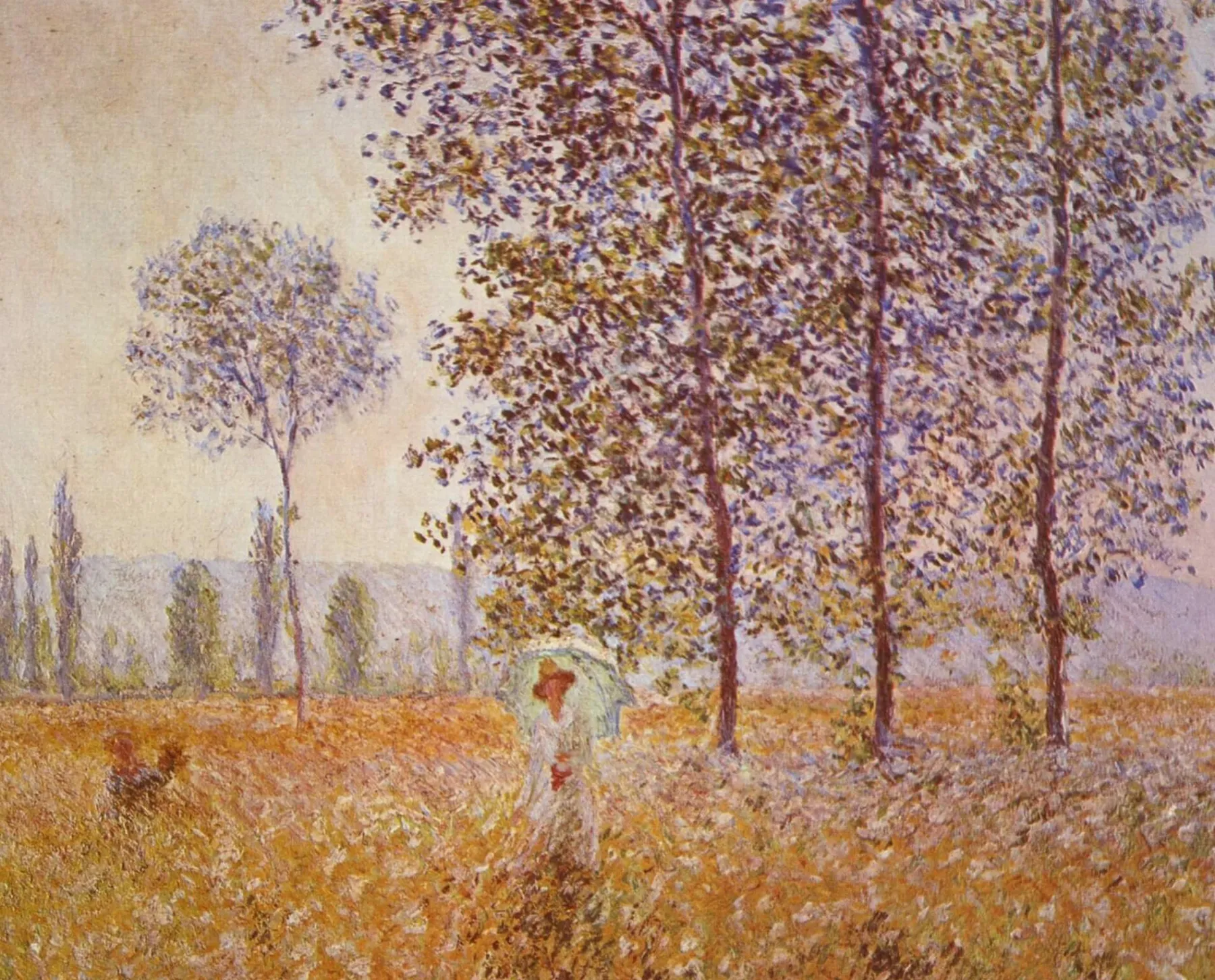 Cheap Sous les Peupliers, effet de soleil - Claude Monet Monet
