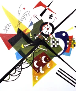 Fashion Sur blanc II - Vassily Kandinsky Kandinsky