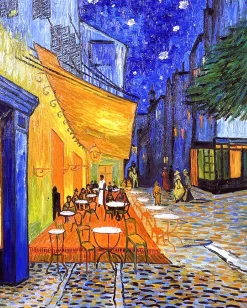 Online Terrasse du café le soir - Vincent Van Gogh Van Gogh