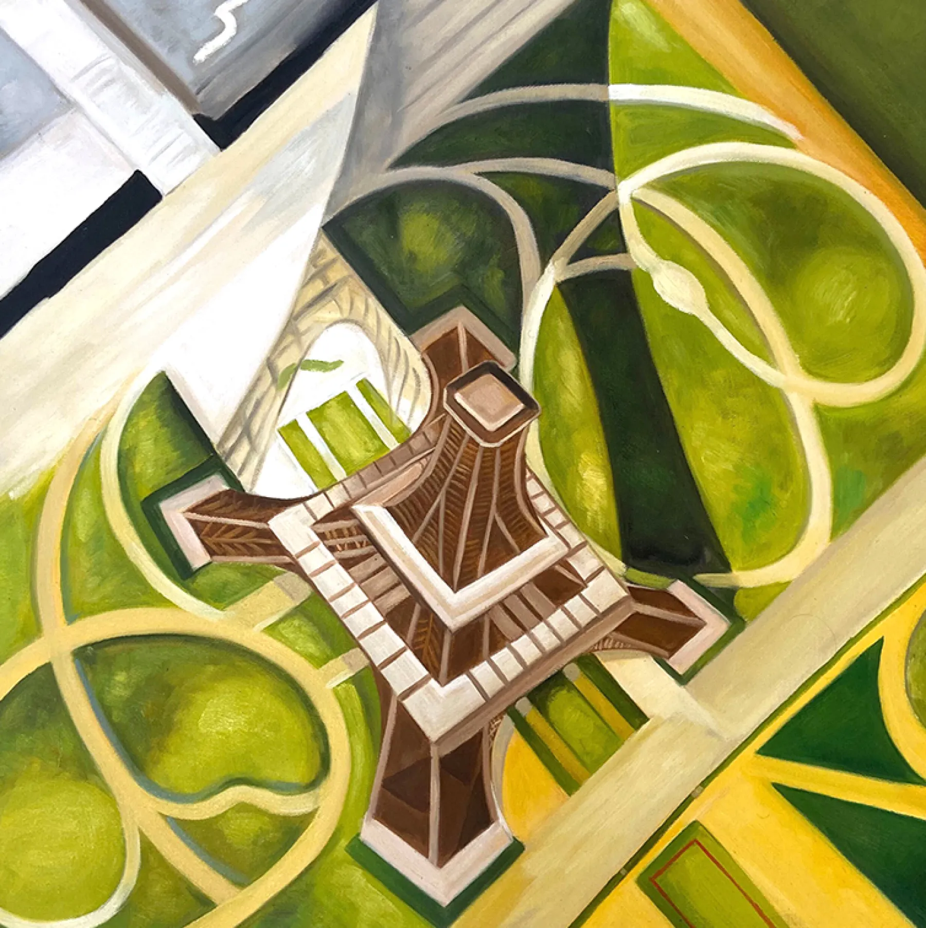 Online Tour Eiffel et Jardin du Champs de Mars - Robert Delaunay Delaunay
