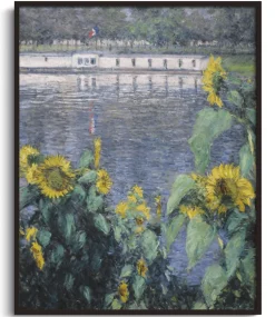 Flash Sale Tournesols au bord de la Seine - Gustave Caillebotte Caillebotte