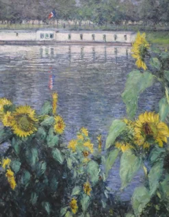 Flash Sale Tournesols au bord de la Seine - Gustave Caillebotte Caillebotte