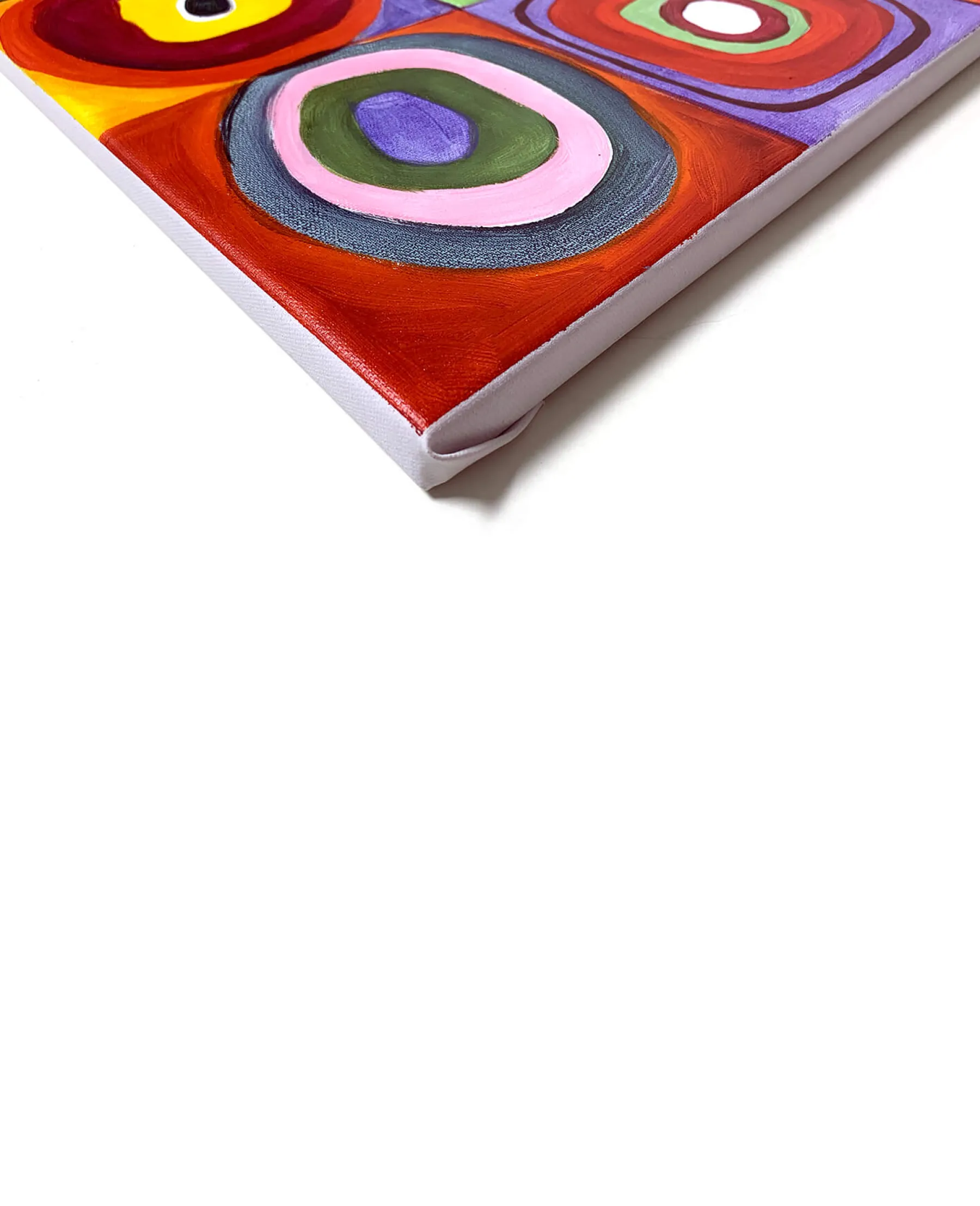 Outlet Étude de couleurs, carrés avec cercles concentriques - Vassily Kandinsky Kandinsky
