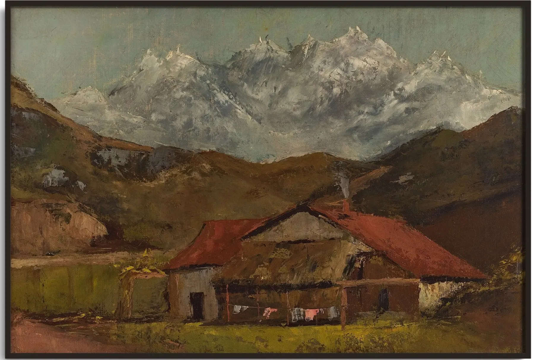 Discount Un chalet suisse - Gustave Courbet Courbet
