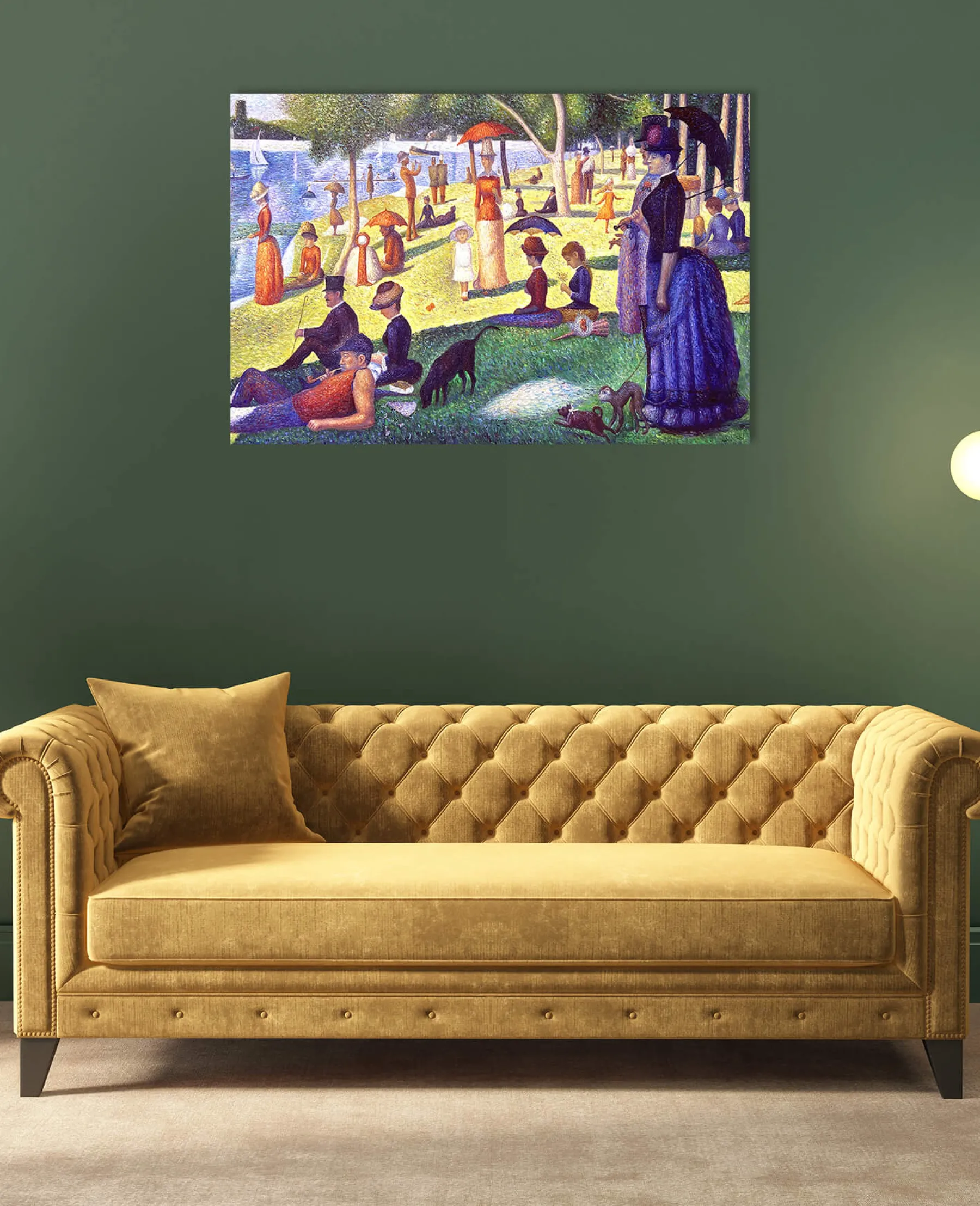 Shop Un dimanche après-midi à l'Île de la Grande Jatte - Georges Seurat Seurat