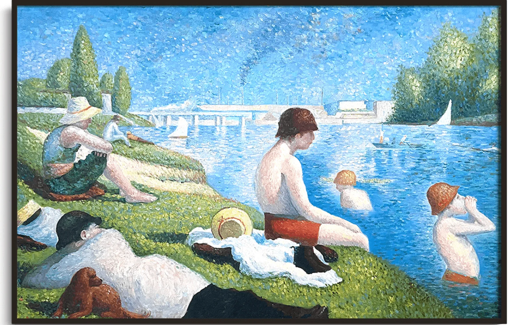New Une baignade à Asnières - Georges Seurat Seurat
