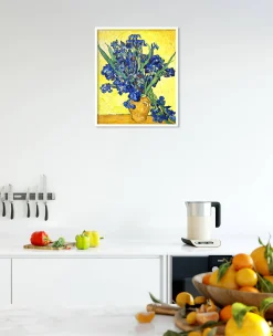 Shop Vase avec iris - Vincent Van Gogh Van Gogh