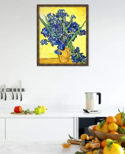 Shop Vase avec iris - Vincent Van Gogh Van Gogh