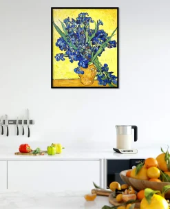 Shop Vase avec iris - Vincent Van Gogh Van Gogh