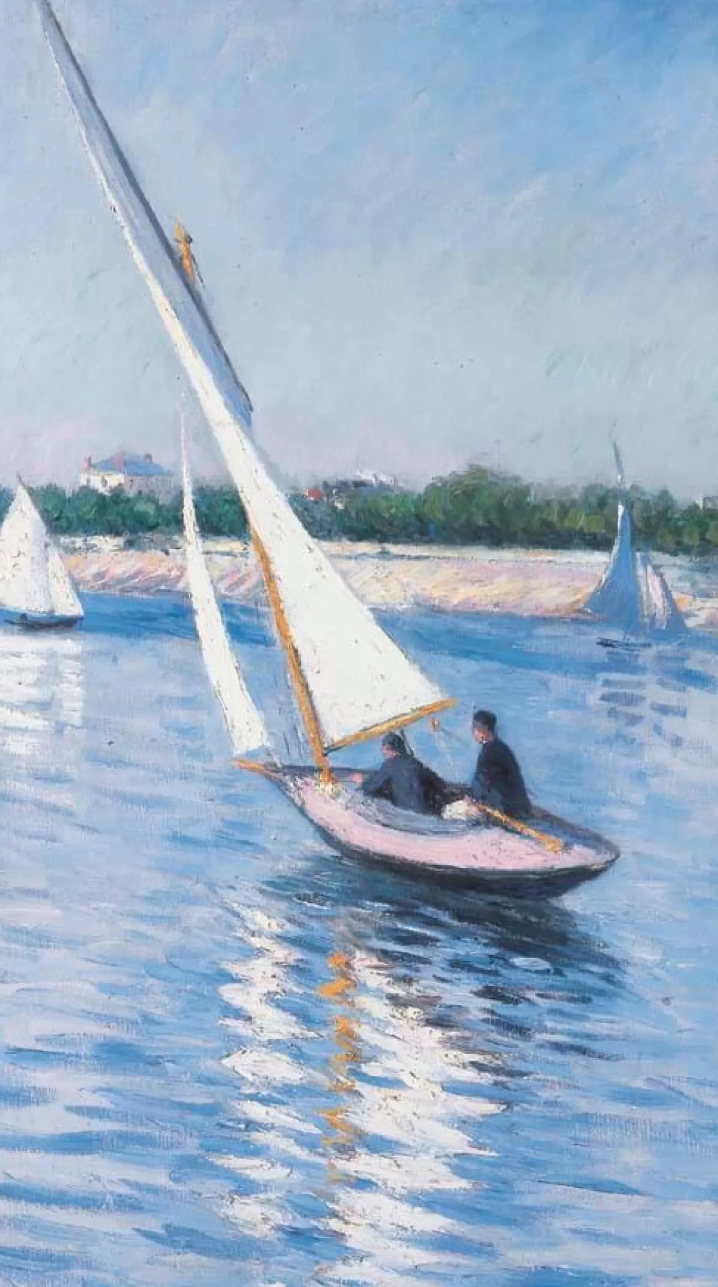 Clearance Voiliers sur la Seine à Argenteuil - Gustave Caillebotte Caillebotte
